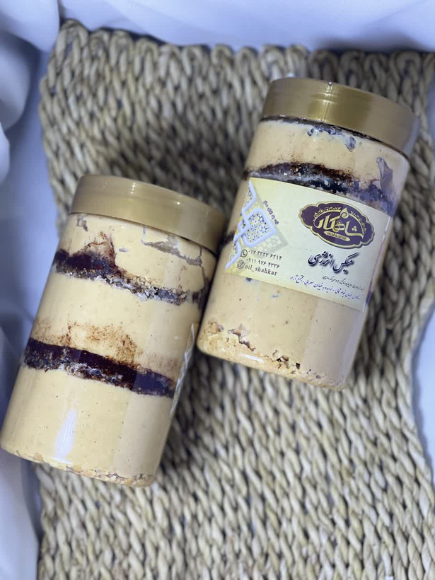 میکس انرژی ( کره بادوم زمینی - جو دوسر - دانه چیا - پودر نارگیل - دارچین - کرانچ بادام )